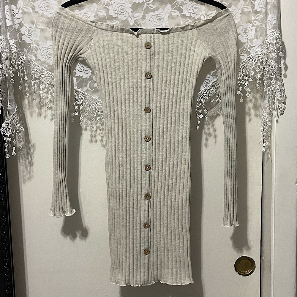 Fashion Nova Button-up Dress
